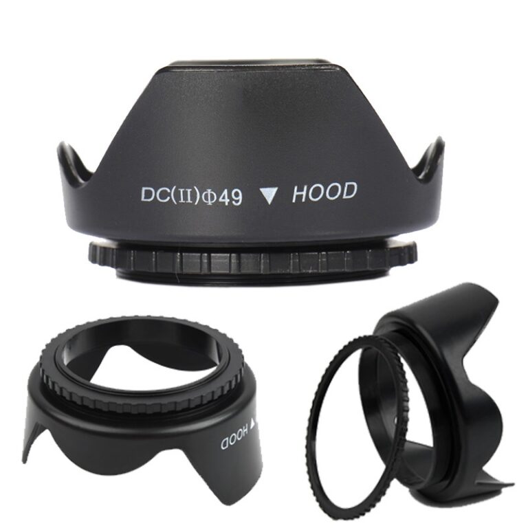 Parasol compatível Lente Canon 50mm STM 1.8 Para 