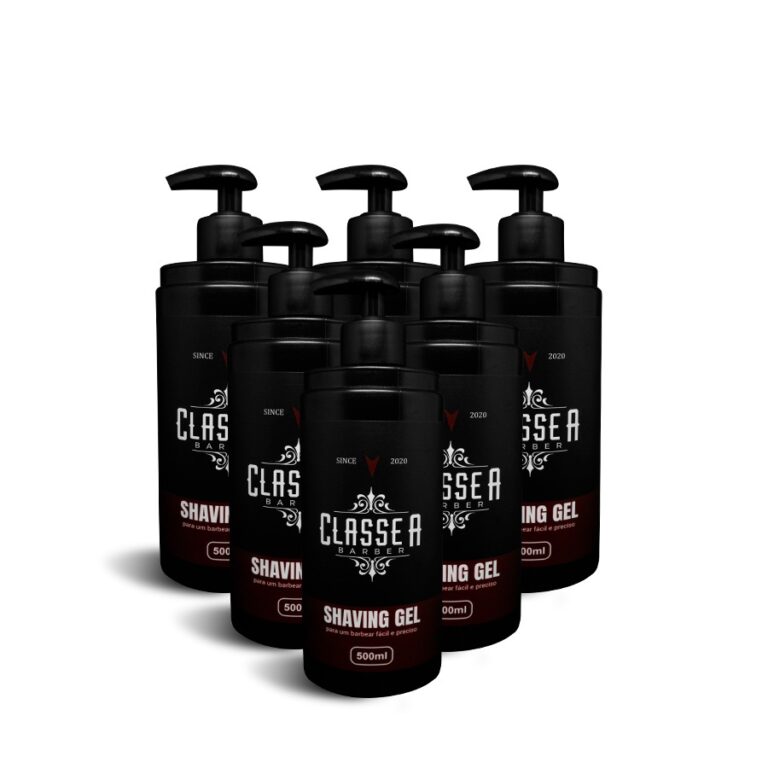 SHAVING GEL 500ML – 6 UN – CLASSE A