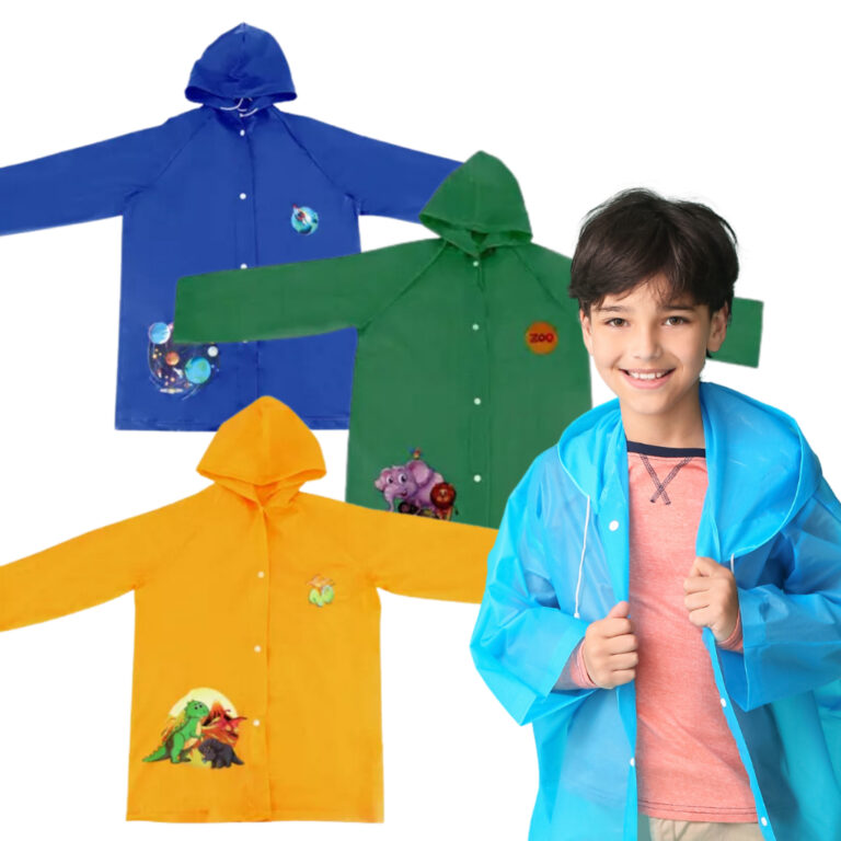 Capa de Chuva Infantil Impermeavel com touca p/ Me