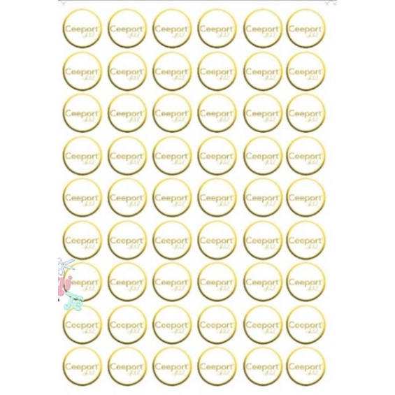 60 Selos Ceeport – hoponopono 2,5×2,5cm