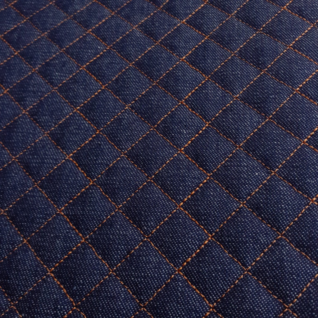 TECIDO MATELASSADO JEANS TRADICIONAL RETO CARAMELO – PREÇO DE 0,50 X 1,50MT