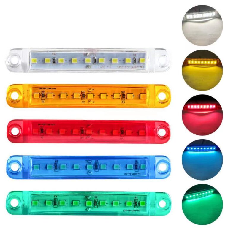 1Pcs Luz Lateral Para Carro DC 12-24V 9 LED/Caminh