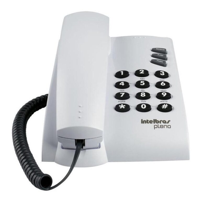 Telefone Com Fio Com Chave 3 Funcoes Intelbras Ple