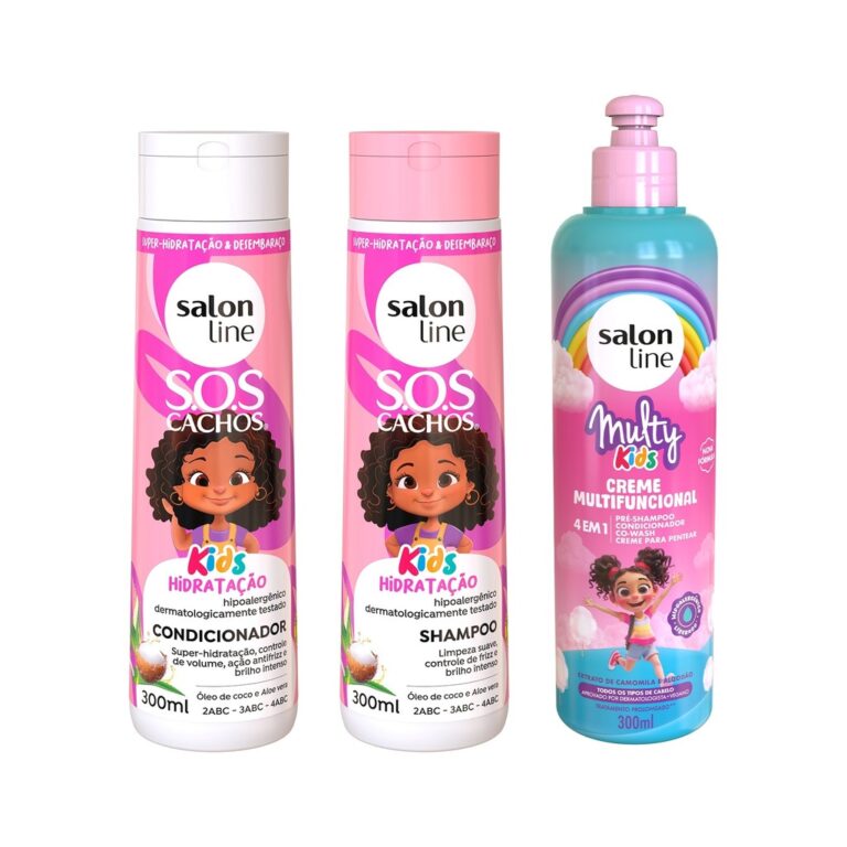 Kit Shampoo Condicionador SOS Cachos Kids Hidrata�