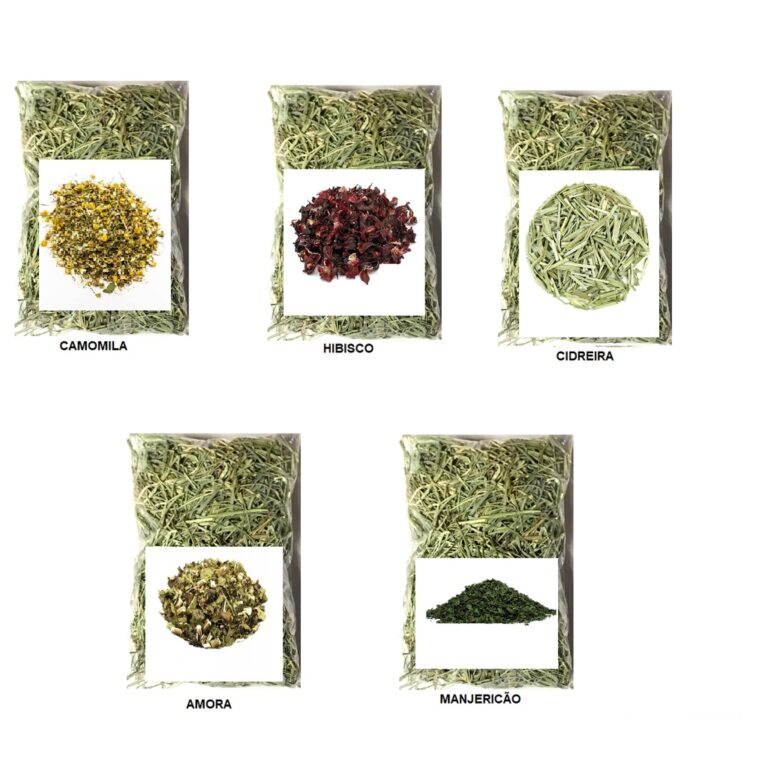 Kit Feno Coast Cross Sabores 05 unid 100g Feno com