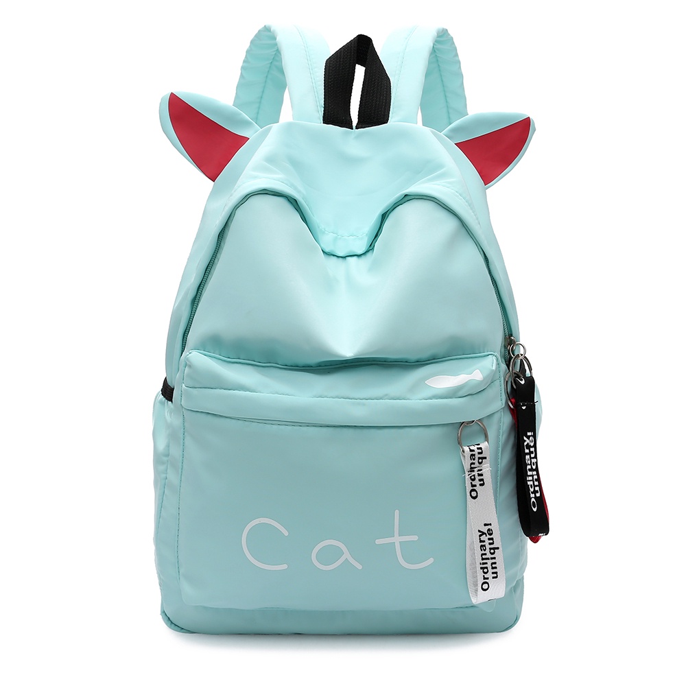 Mochila Feminino Escolar Juvenil Cat Reforçada Gatinho