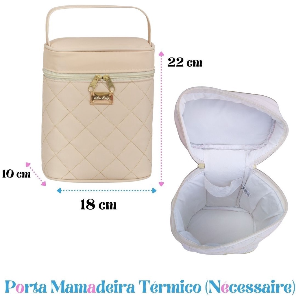 Porta Mamadeira Térmico(compativel com a mamadeira AVENT) Nécessaire Luxo