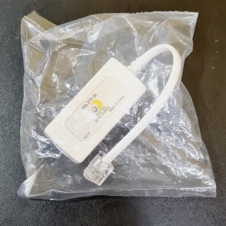 Micro Filtro ADSL375 Simples Para Modem E Telefone