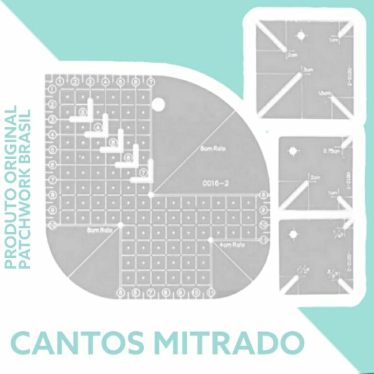 04 Réguas Gabarito Canto Mitrado Caixa Leite Curv