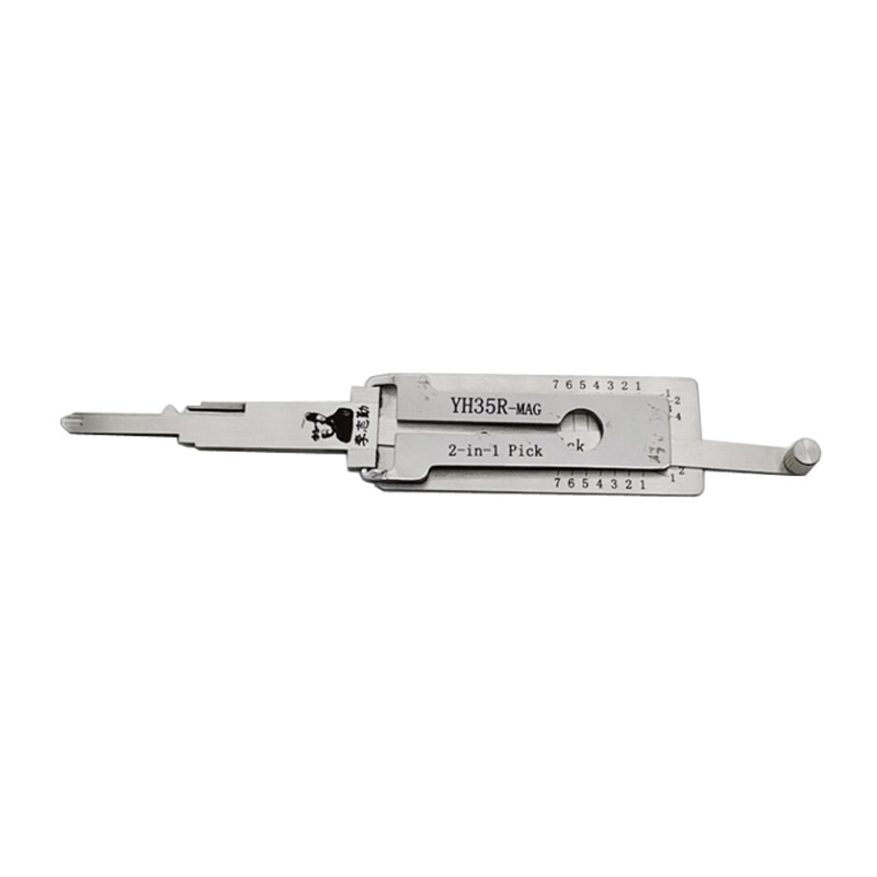 LISHI YH35R-MAG 2 em 1,  ferramentas manuais, conjunto de trava de carro para motocicleta Yamaha