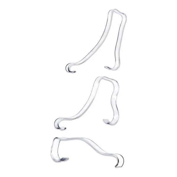 6  Expositores Porta Sandália em Acrílico P R