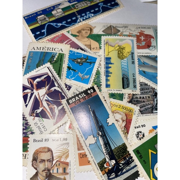 lote 10 selos diferentes
