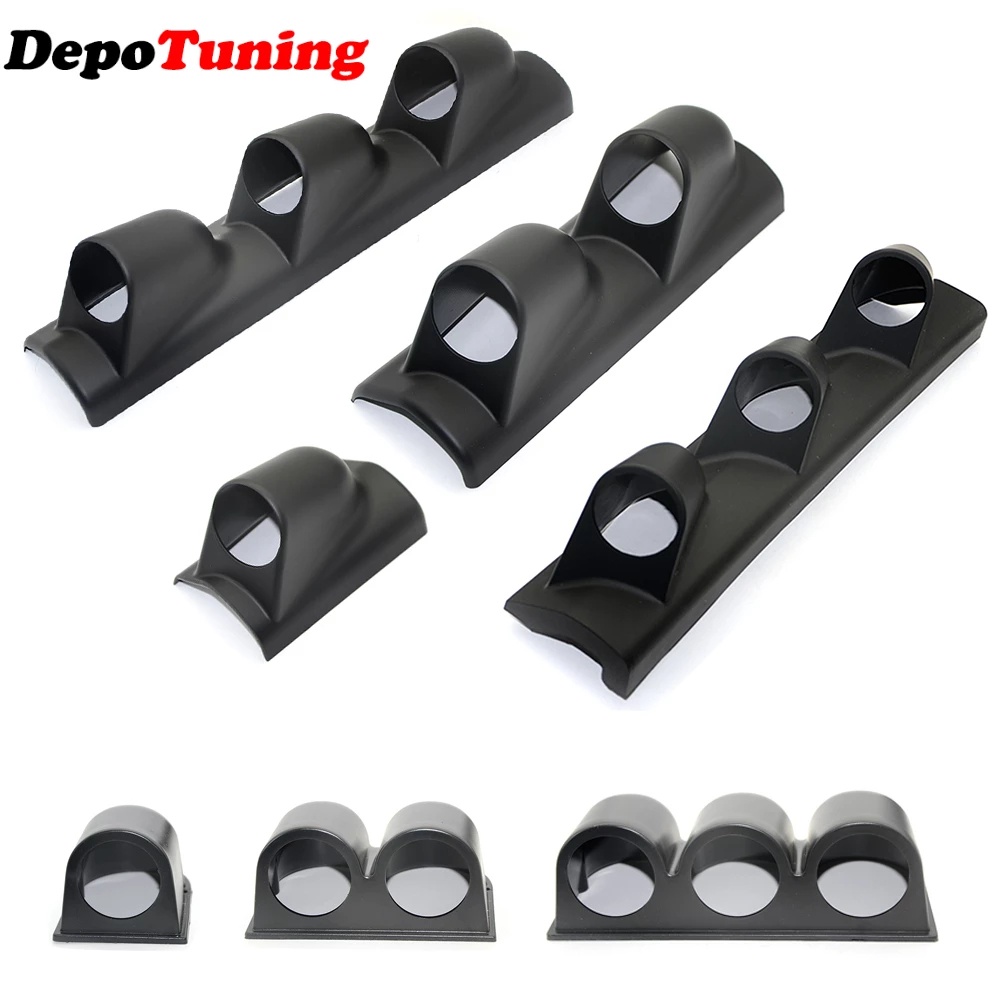 DepoTuning 252mm Medidor Pod Carro Universal Preto Single/Double/Triple Left/Right Hand Drive Metros