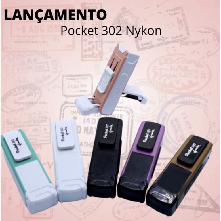 Carimbo POCKET De Bolso Nykon VPOWER 302 NOVAS C