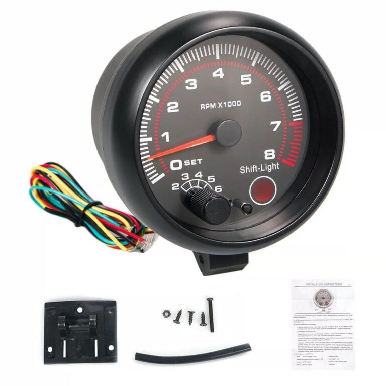 Novo 3.75  95mm Tachômetro RPM Medidor De Led Bra