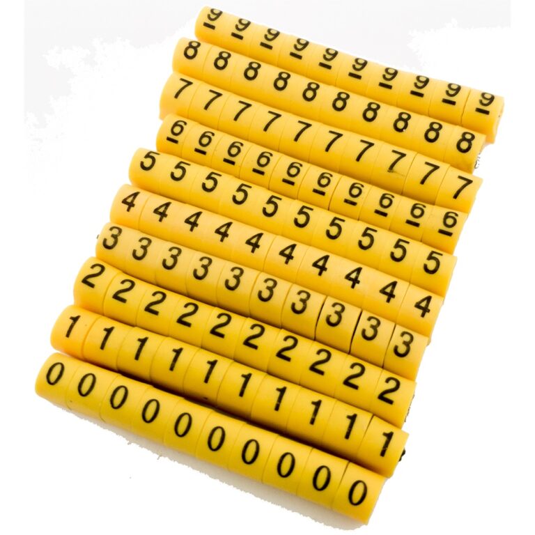 kit Identificador Marcador Fios Cabos Anilhas 100p