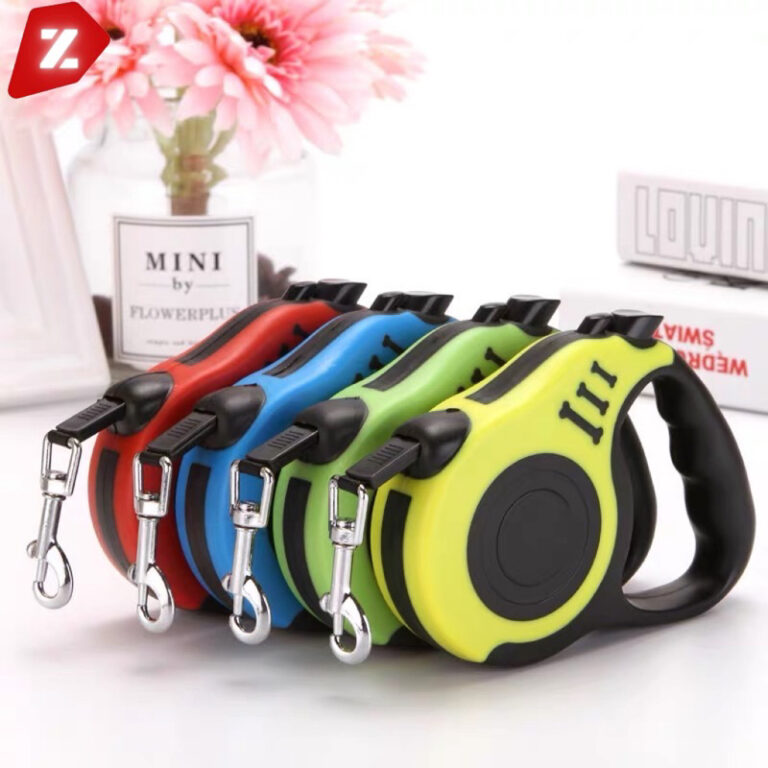 Coleira Guia Retrátil Para Cachorros pet 3/5 Metr