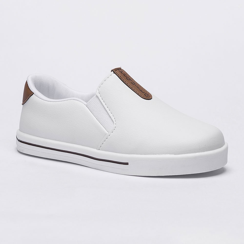 Tênis Infantil Menino Slip On Iate Classico Sapato Casual Escolar Solado Antiderrapante Estiloso 223