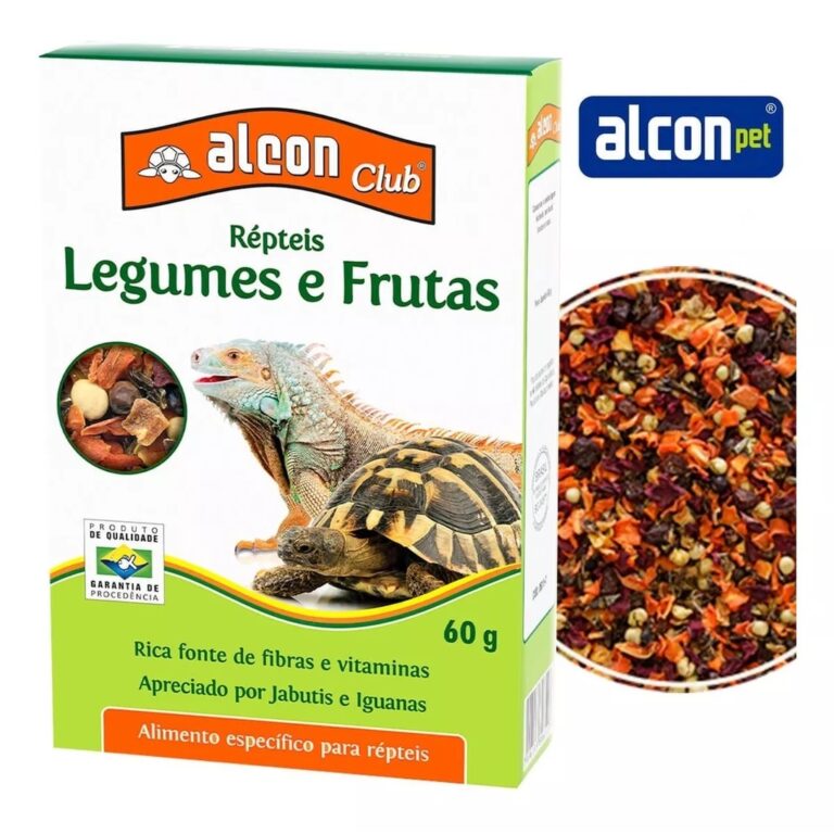 Ração Alcon Répteis Legumes E Frutas Jabutis E 