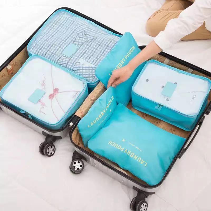 Organizador De Mala De Bagagem Viagem Kit 6 peças JorgeStore