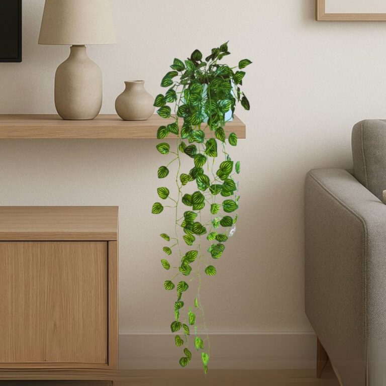 Planta Artificial Jibóia Pendente Caída com Vaso