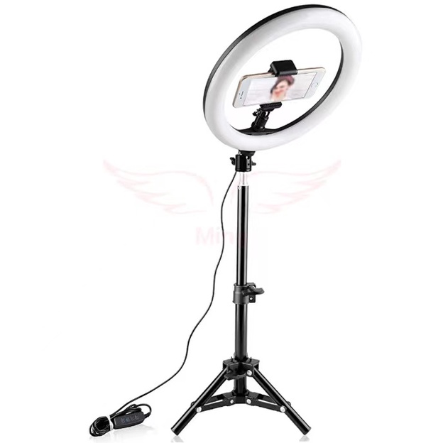 Ring Light Iluminador 8 Polegadas Com Tripé De 2.