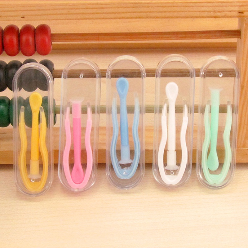 1 Conjunto Novo Mini Pinça De Contato Multicolorida E Bastão De Sucção Para Pinças Especiais Removed