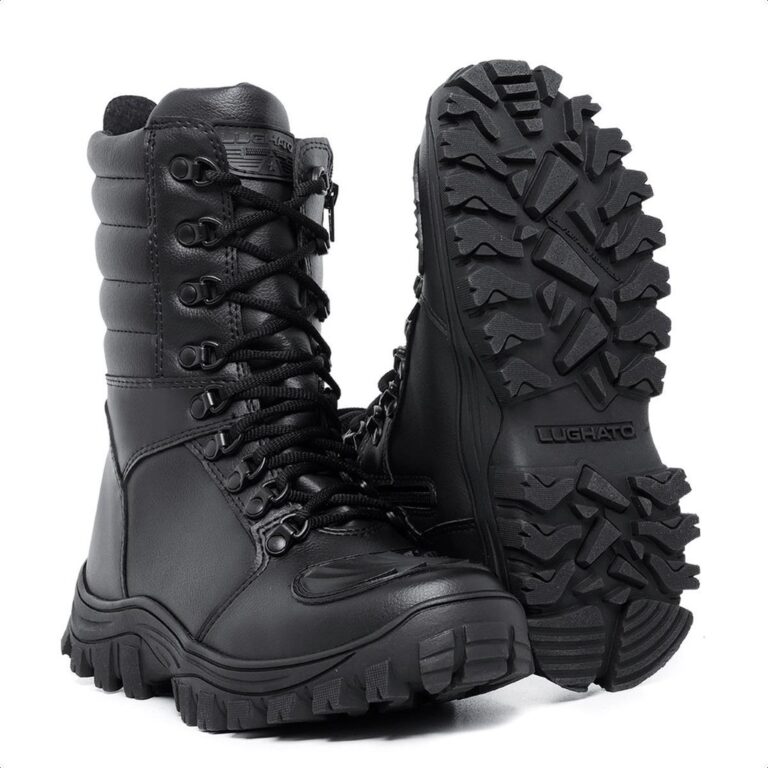 Coturno Militar Lughato Oficial numeração especi