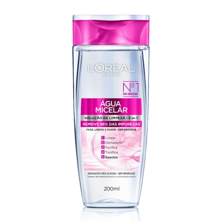 Água Micelar Loreal Paris Solução de Limpeza 5 