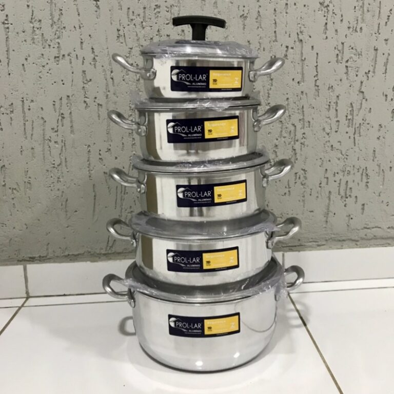 Jogo de Panelas em Alumínio de excelente Qualidad