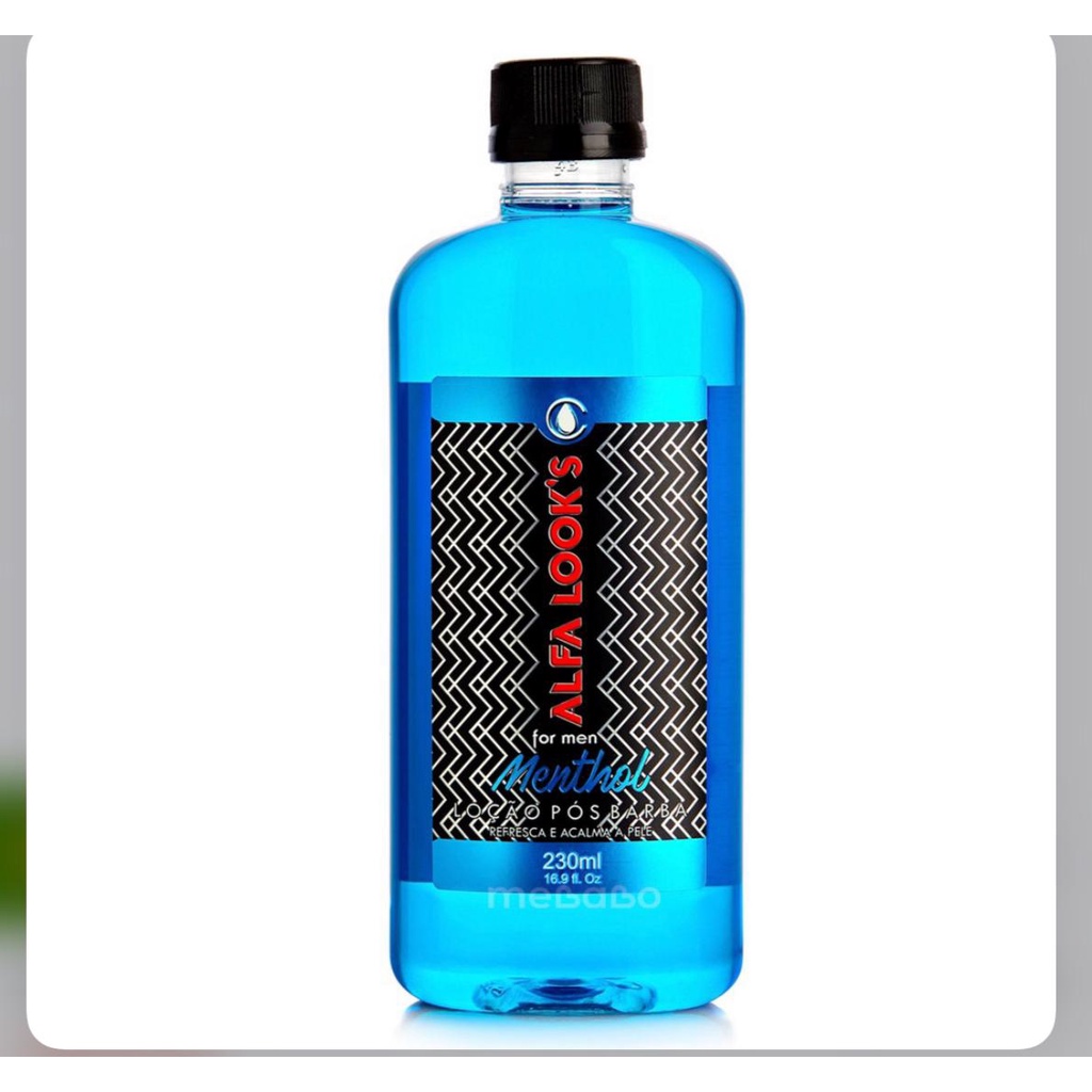 LOÇAO ALFA LOOK POS-BARBA MENTHOL 230 ML