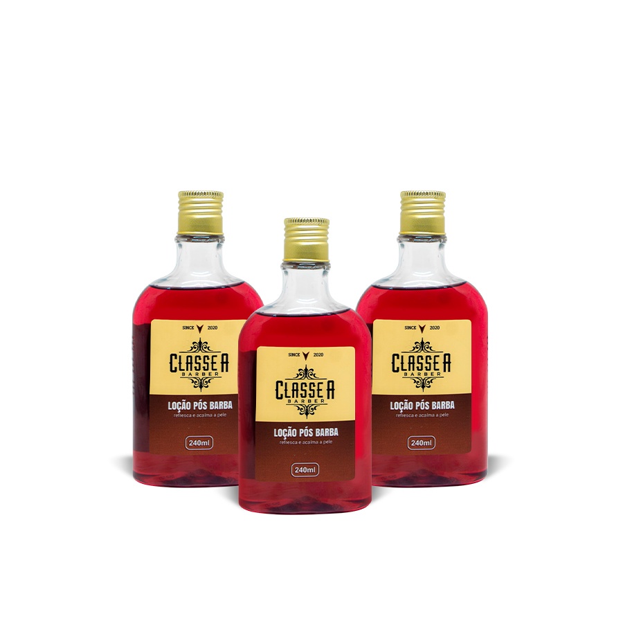Loção pós barba 240ml – Classe A 3 Unidades