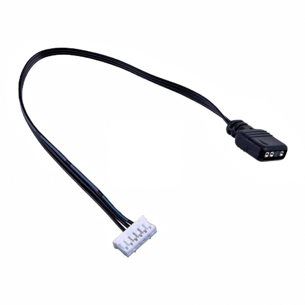 Cabo Adaptador 6 Pinos Para 3 Pinos  e  adaptador 3 Pinos Para 3 Pinos para  led ARGB