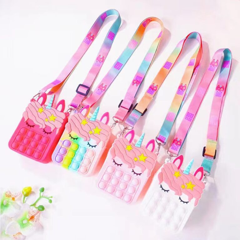 [liquidação]Bolsa Pop It Mochila Infantil De Sil