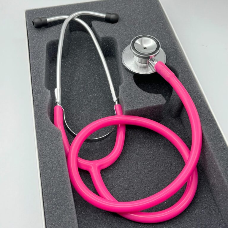 Estetoscópio P.A Med Rosa Duplo Adulto e Infantil