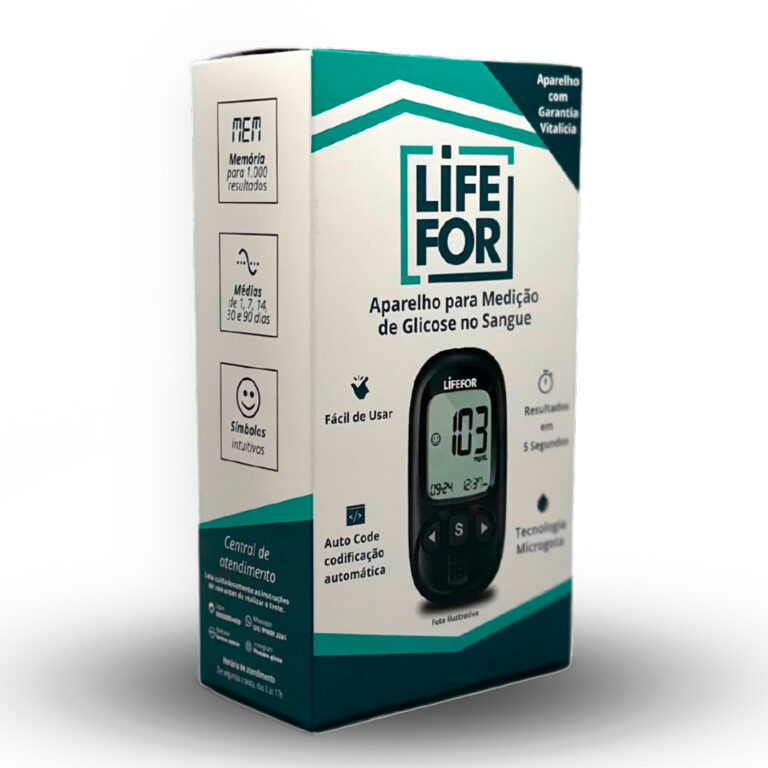 Aparelho De Medir Glicose Glicemia Diabetes Kit Co