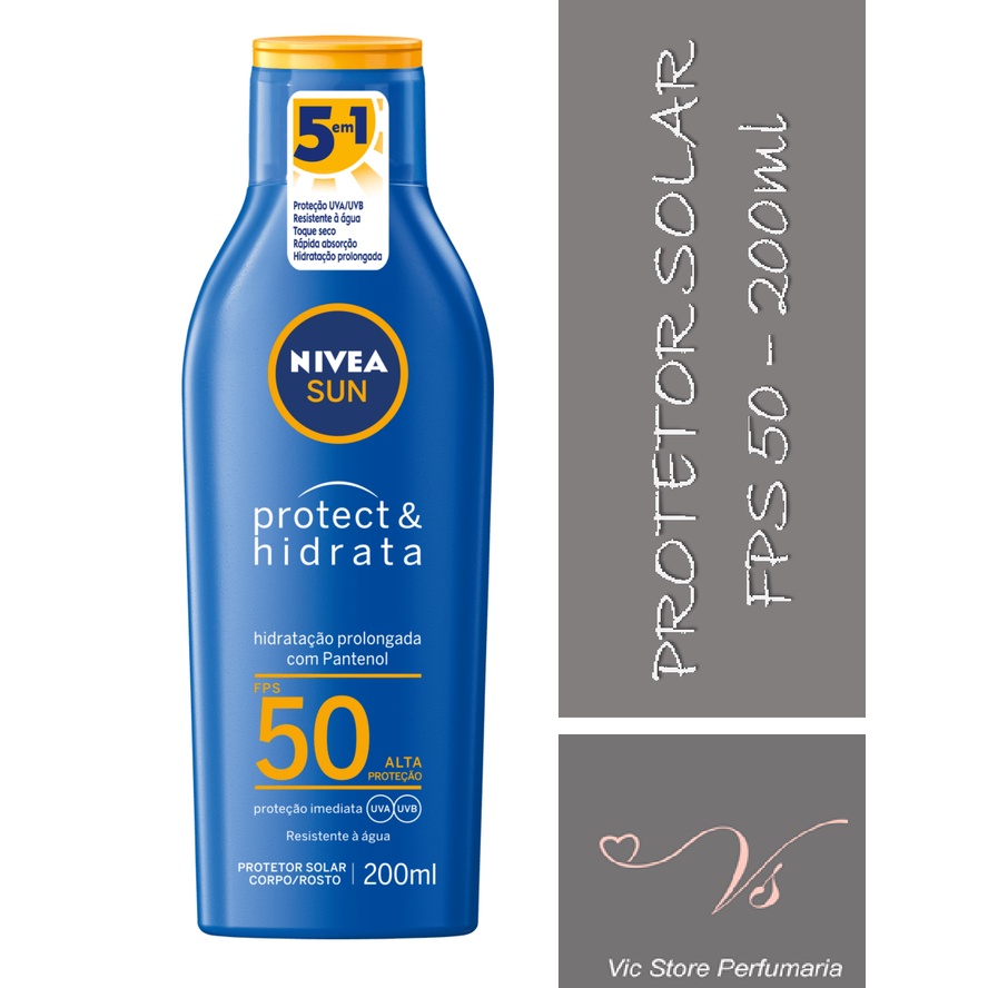 Nivea Sun Protect E Hidrata Fps 50 – Protetor Solar 200ml
