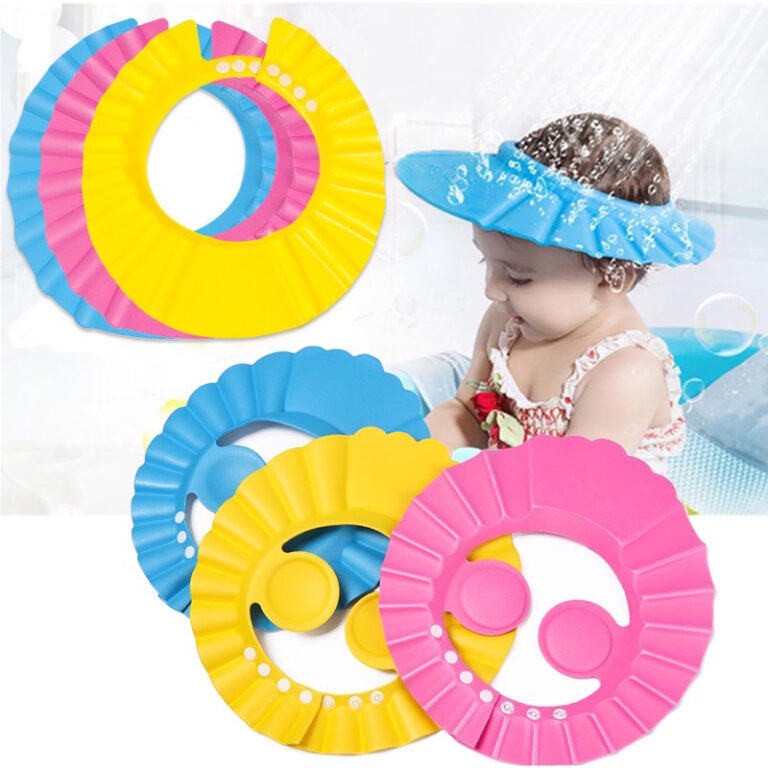 Touca De Banho Segura Para Bebês Crianças Crian�