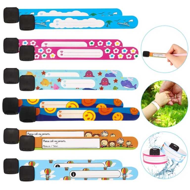 Pulseira De Identificação Infantil Impermeável 