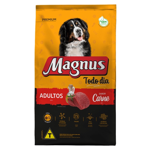 Ração Magnus Todo Dia Cão Adulto Porte Médio e