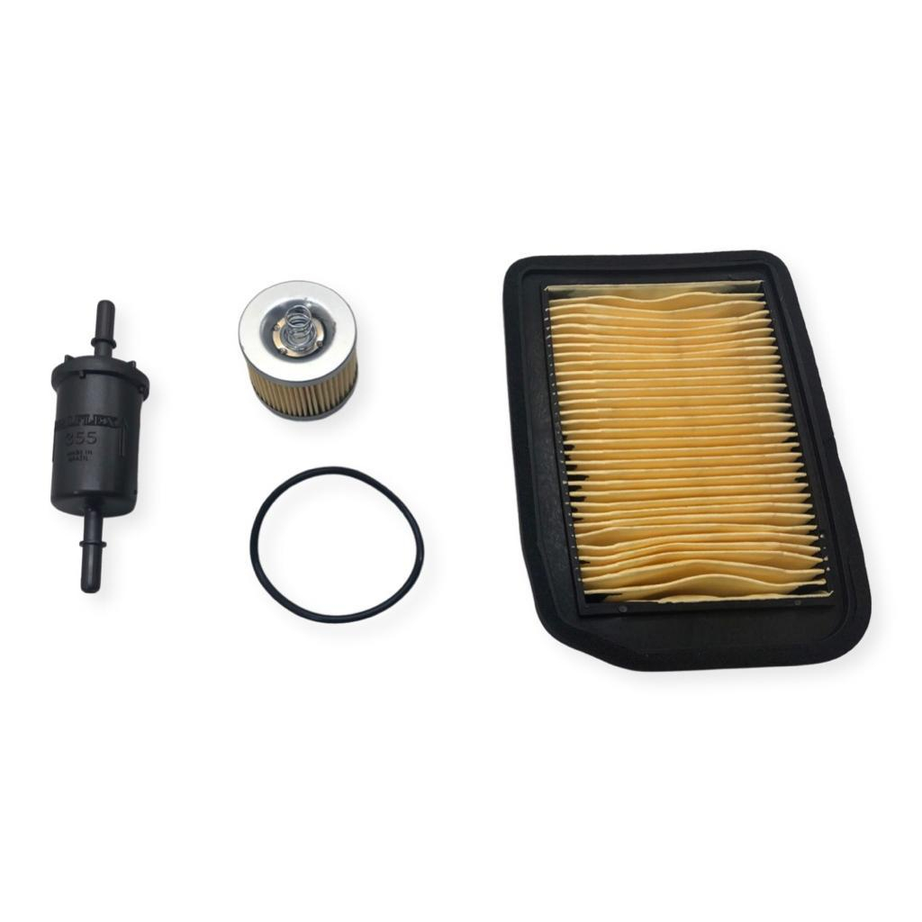 Filtro De Óleo + Filtro De Gasolina Injeção + Filtro De Ar Fazer 150 /Crosser 150