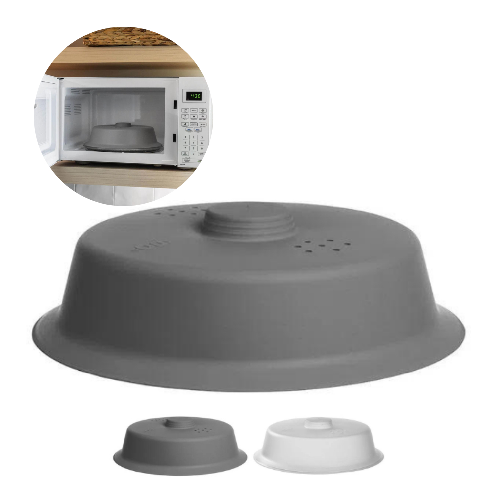 Tampa Para Microondas 27×7 Anti Sujeira Respingos Protetora de Alimentos Eletrolux Brastemp Bpa Free