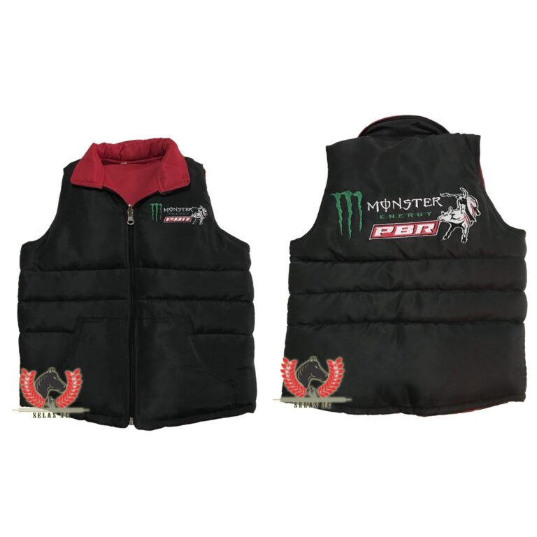 Colete Infantil Country Acolchoado Pbr Monster Uni