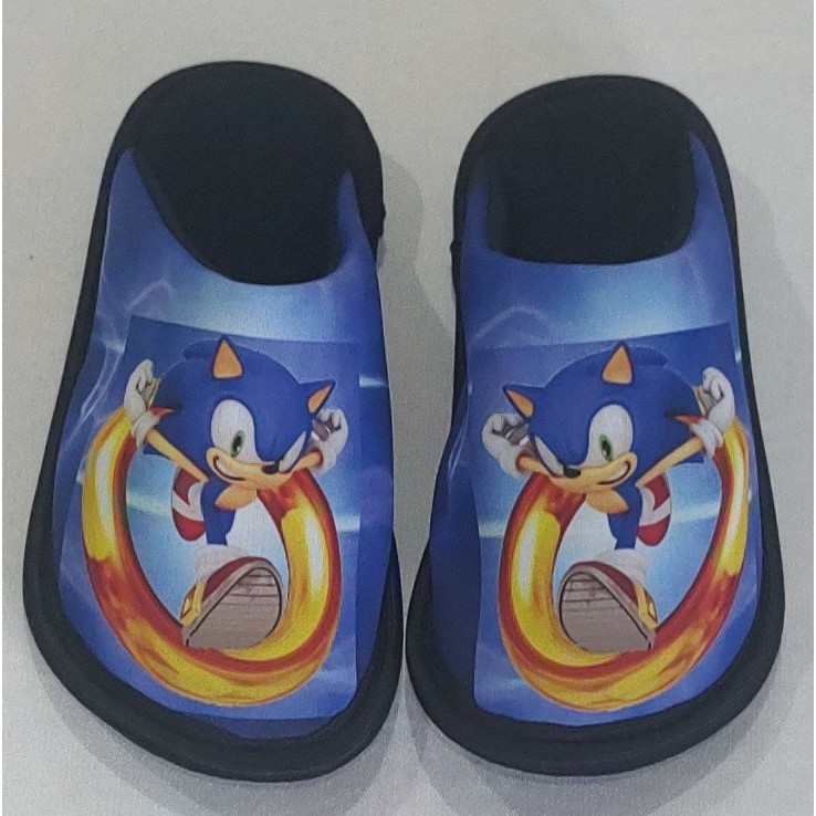 Pantufas/Chinelo solado Leve de Inverno Sonic