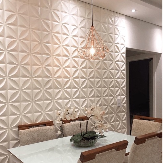 Kit até 30 Placas PVC 3d Revestimento De Parede D