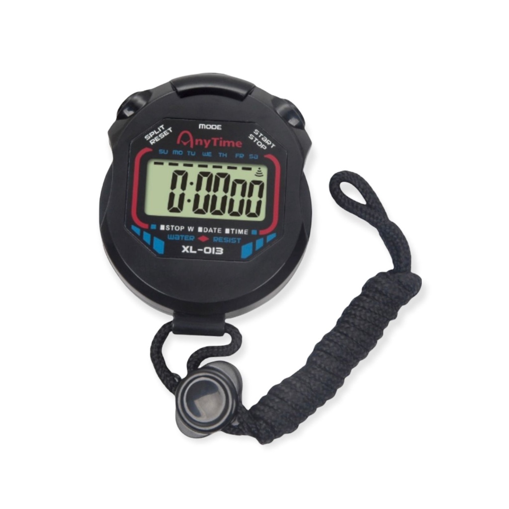 Cronômetro digital progressivo de mão bolso esportivo academia com alça