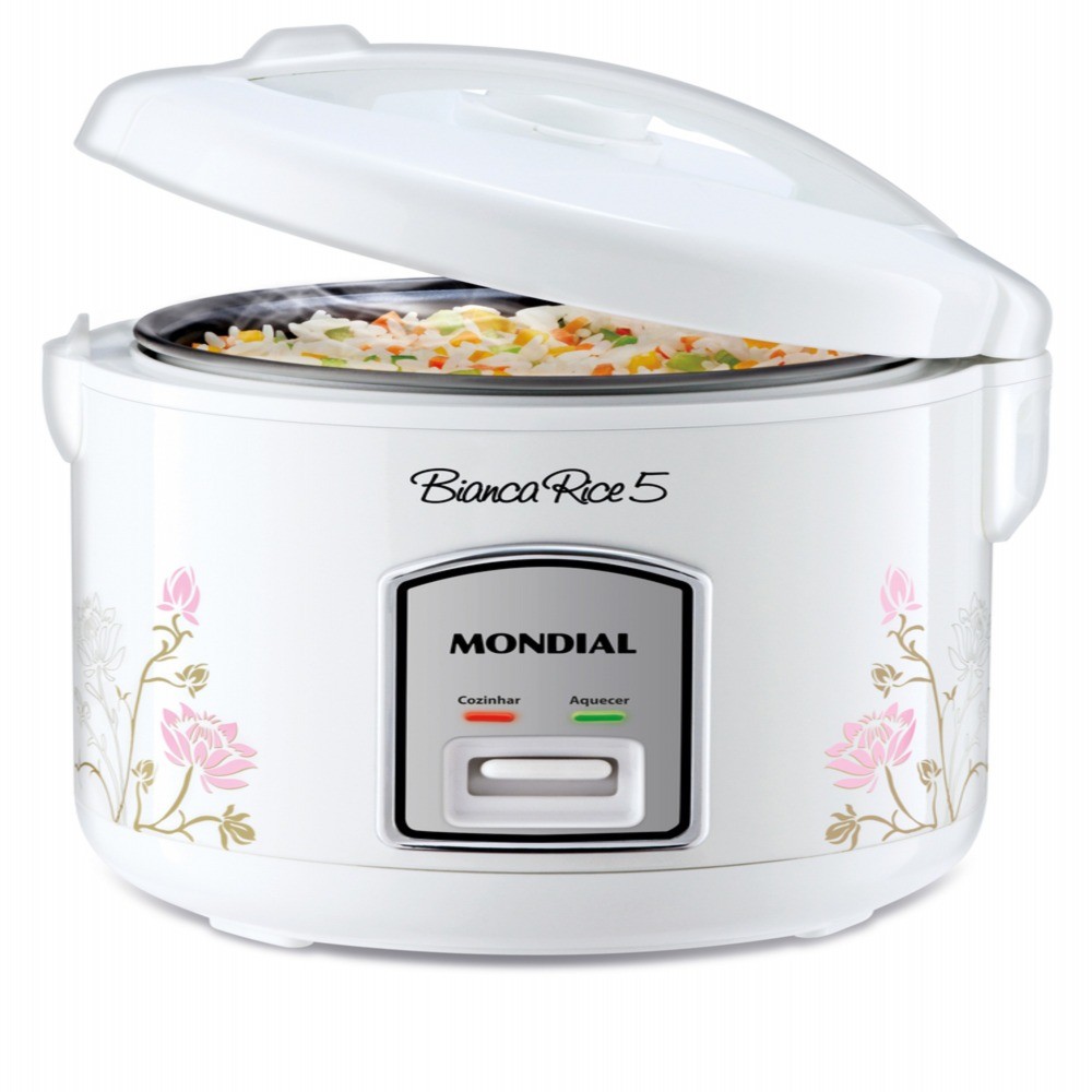 Panela elétrica de arroz 5 xícaras Bianca Rice – NPE-05-5X – Mondial