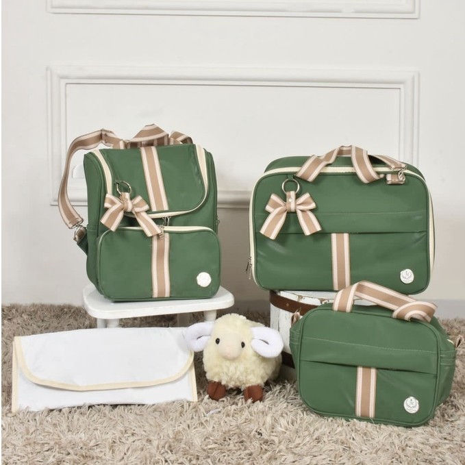 Kit De Bolsas Mala Maternidade Super Luxo Com 4 Pe