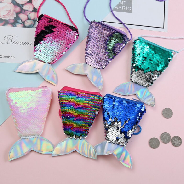 Lantejoulas De Cauda De Sereia Bolsa Meninas Carte