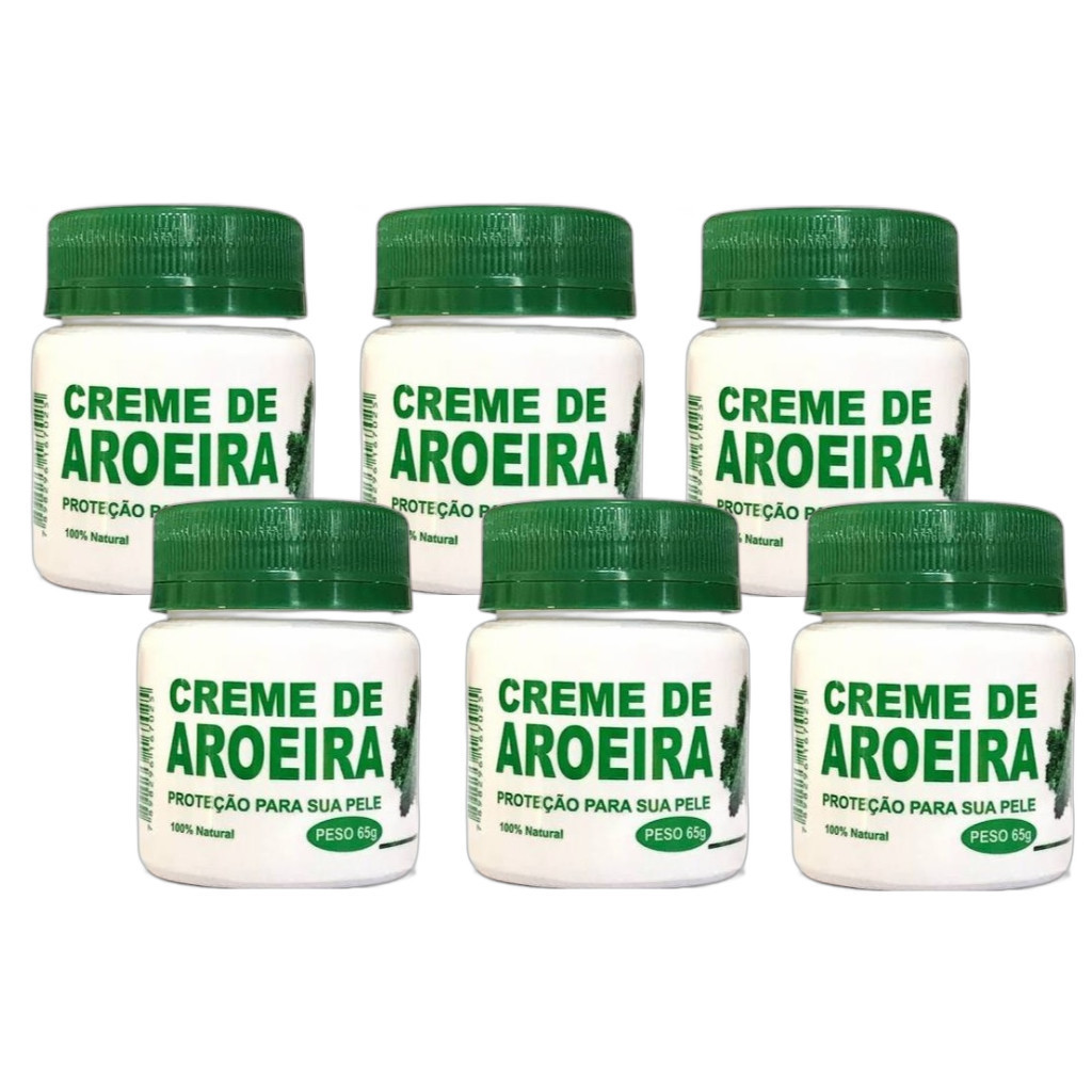 Creme de aroeira kit com 6 unidades